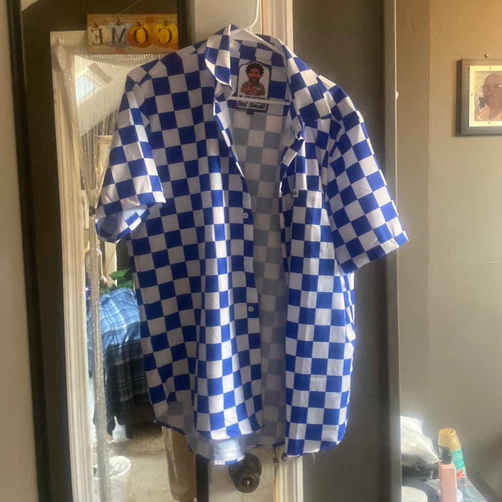 Official secretariat Belmont stakes button down shirt